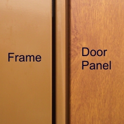 Hormann decograin golden oak door and frame
