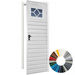 Standard Horizontal with Windows Personnel Door (34 Colour Options)