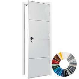 GDO Wide Rib Horizontal Personnel Door (34 Colour Options)