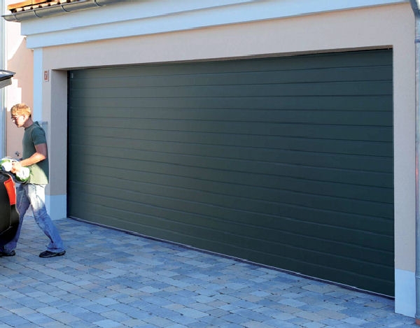 Carteck Super Size Standard Ribbed Trend Colours Steel Sectional Doors