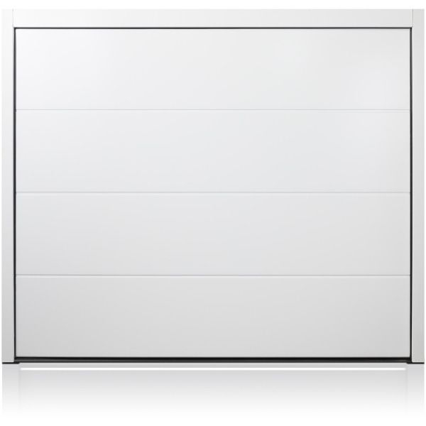 Carteck Solid White Steel Sectional Doors