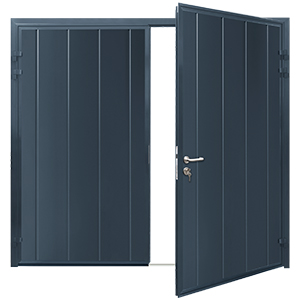 Anthracite finish Reigate double skinned hinged door