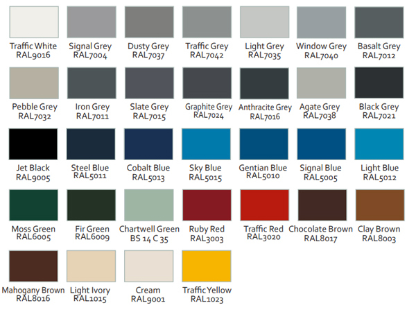 GDO Classic Colour Options