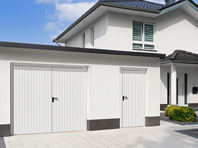 Garador Steel Side Hinged garage door