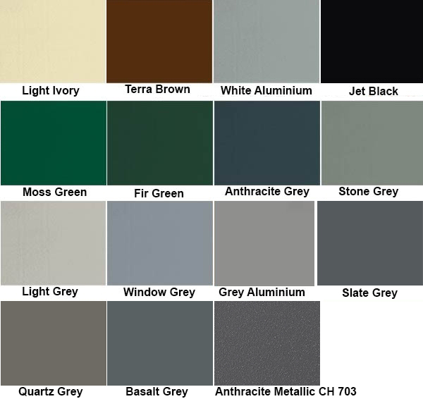 Hormann colour options