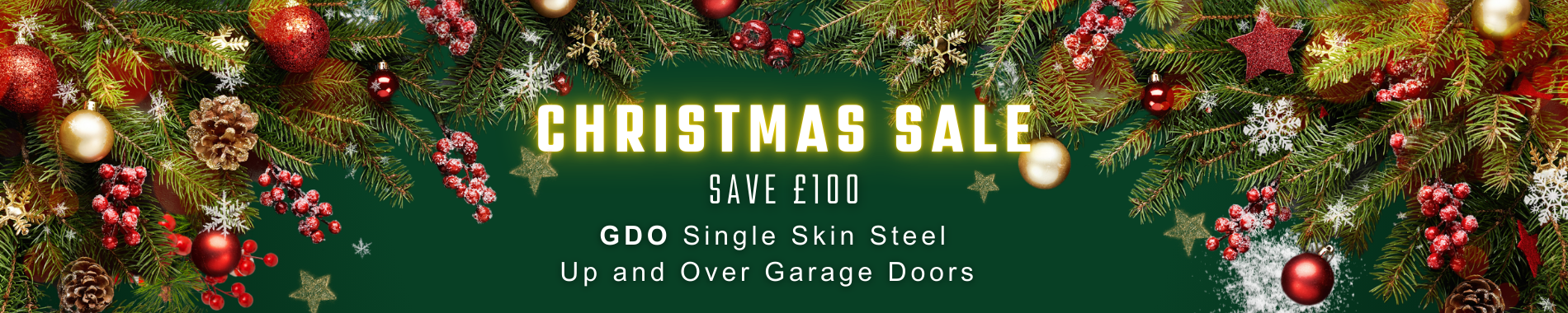 Extra £100 Off GDO Single Skin Steel Up and Over Doors