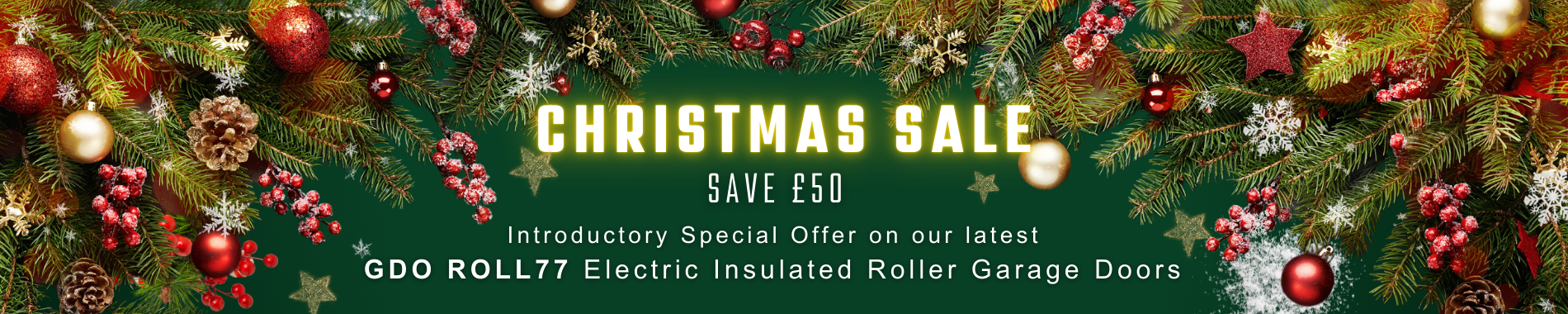 Extra £50 Off GDO ROLL77 Electric Insulated Roller Doors