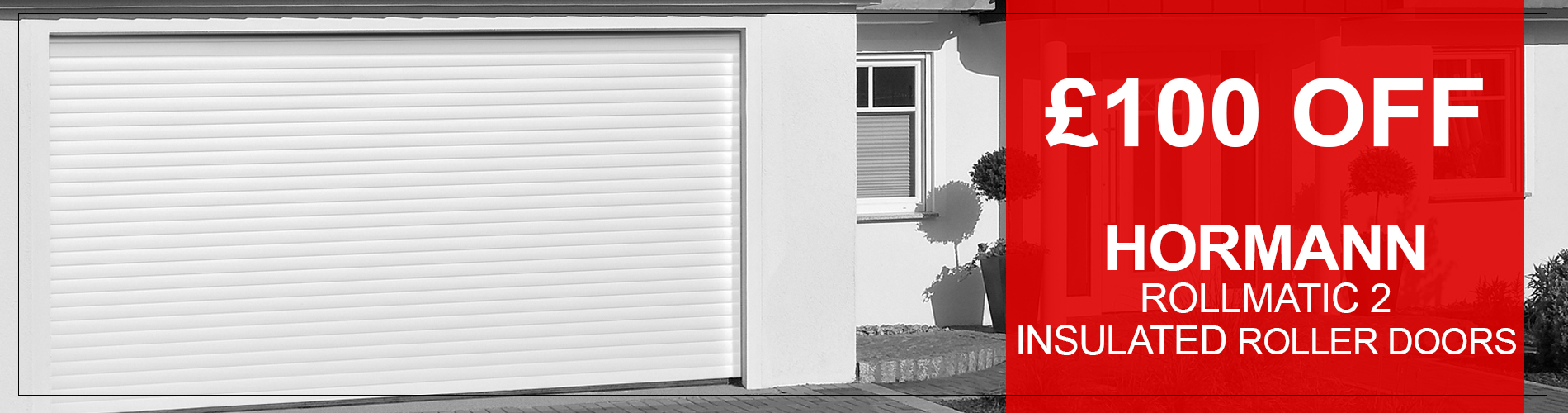 Extra £100 Off Hormann RollMatic2 Roller Garage Doors