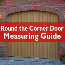 Round the corner door measuring guide