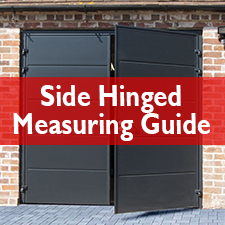 Side hinged measuring guide