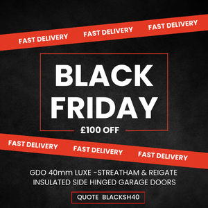 BLACK FRIDAY BONANZA!  £100 Off GDO FAST Delivery Insulated Side Hinged Doors